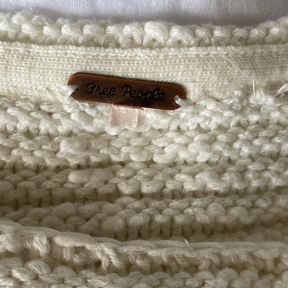 Free People Oversized Cotton Knit Sweater - Picture 4 of 5